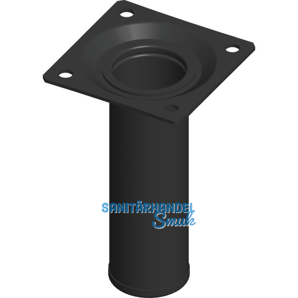 ELEMENT SYSTEM M�belfu� Rundrohr � 30 mm, L�nge 100 mm, Stahl schwarz