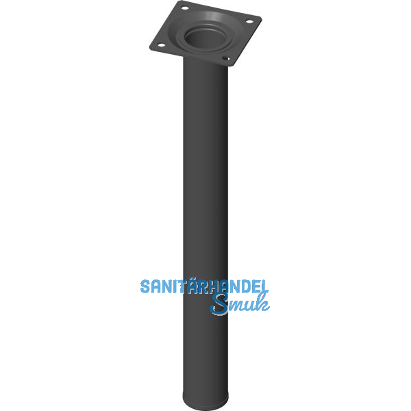 ELEMENT SYSTEM M�belfu� Rundrohr � 30 mm, L�nge 300 mm, Stahl schwarz