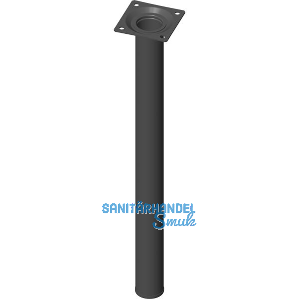 ELEMENT SYSTEM M�belfu� Rundrohr � 30 mm, L�nge 400 mm, Stahl schwarz