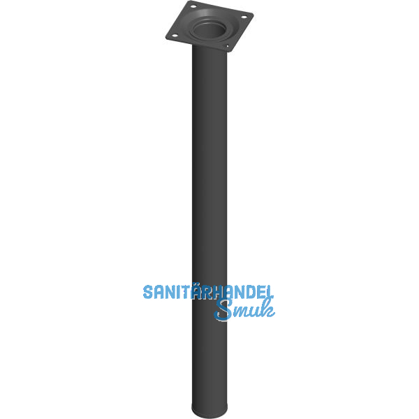 ELEMENT SYSTEM M�belfu� Rundrohr � 30 mm, L�nge 500 mm, Stahl schwarz