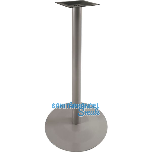 Plattenstehtischgestell Rondal 1 - Edelstahl matt geschliffen