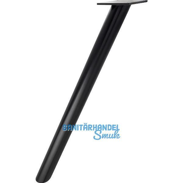 SIMAUSROM Tischfu� schr�g DM 60 x 720 mm schwarz matt