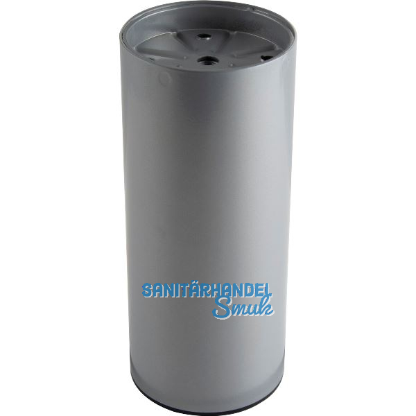 Dekorfu� Fu� � 80 mm, L�nge 190 mm, mit M10 Gewinde, Stahl silber RAL 9006