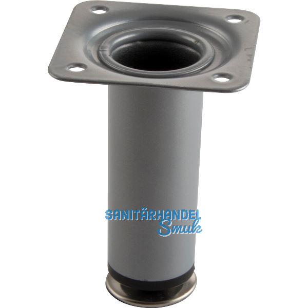 Dekorfu� Fu� � 30 mm, L�nge 120 mm, Stahl silber RAL 9006