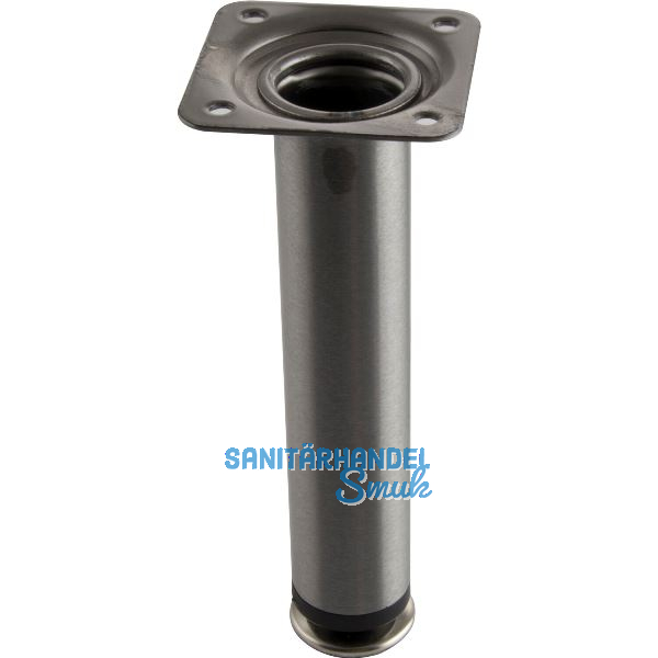 Dekorfu� Fu� � 30 mm, L�nge 160 mm, Stahl, Edelstahl Effekt