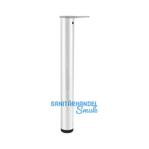 CAMAR Tischfu� rund 80 x 700 mm Stahl verchromt