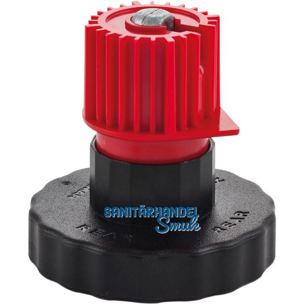 CAMAR Sockelverstellfu� Unicomatic 60 mm Kunststoff schwarz/rot