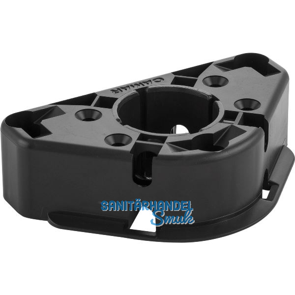 CAMAR Oberteilgleiter Unico Einschrauben mit Rand Kunststoff schwarz