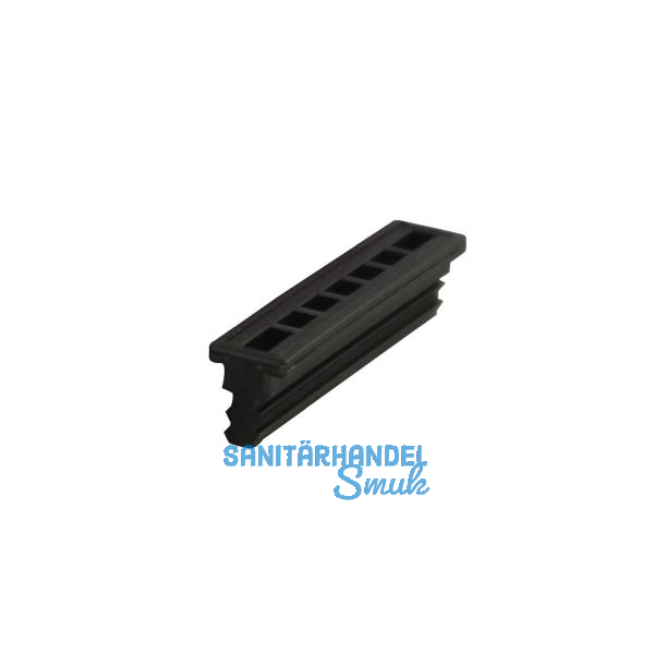 CAMAR Befestigungsplatte Unico Einnuten Kunststoff schwarz