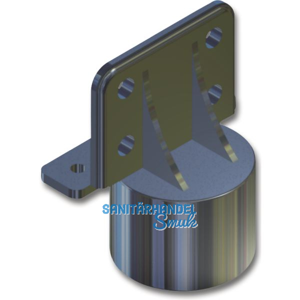 CAMAR Aufnahmeteil f�r Sockelverstellfu� HERD, Kunststoff schwarz