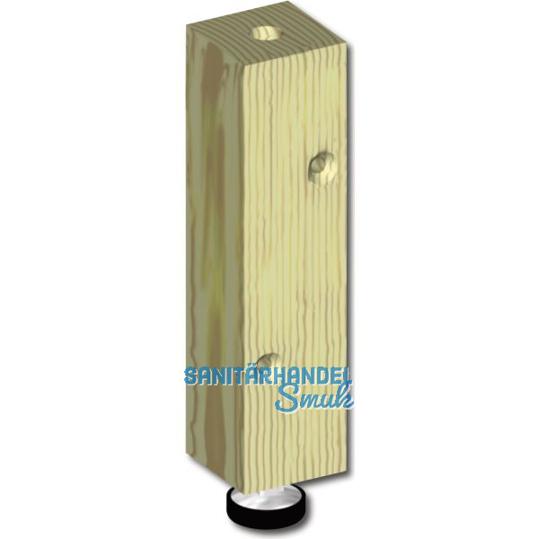 Sockel-H�henversteller 135 x 34 x 34 mm, Fichte