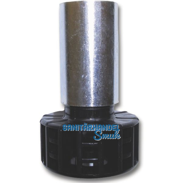 CAMAR Sockelverstellfu� 28 x 200 mm Stahl verzinkt/Kunststoff schwarz