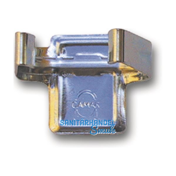 CAMAR Sockelblenden-Clip Stahl 28 mm Stahl verzinkt