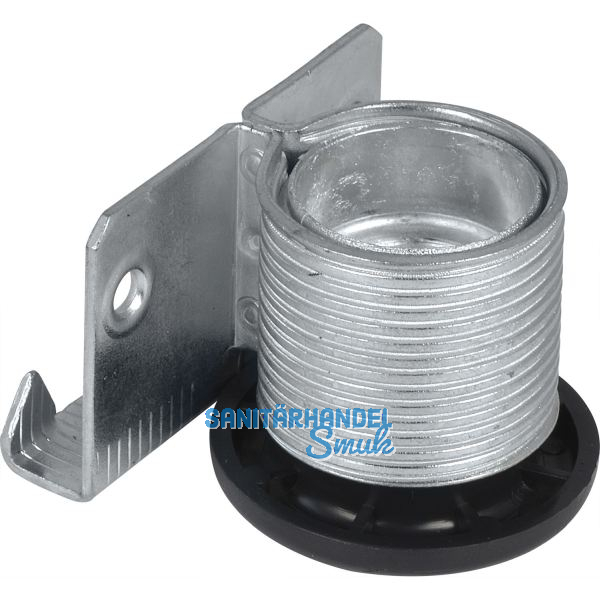 CAMAR H�henversteller zum Einschlagen �38 mm Stahl verzinkt/Kunststoff schwarz