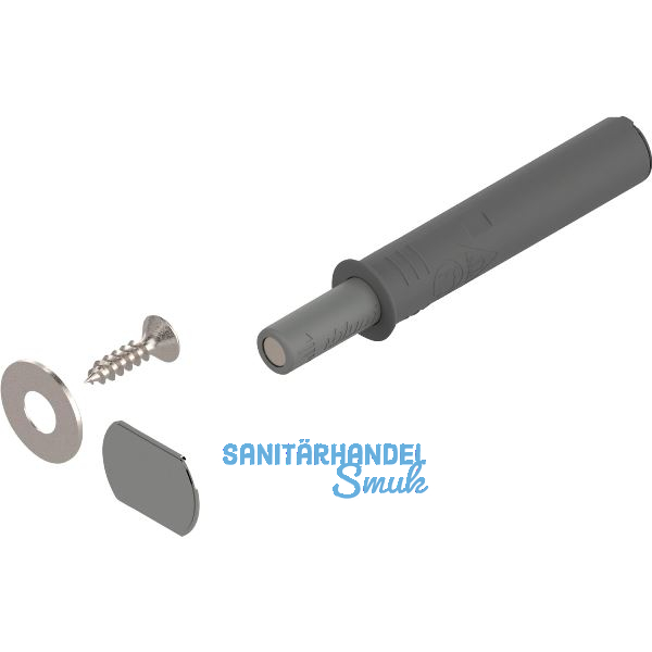 BLUM TIP-ON f�r T�ren 956.1004 Kurzversion mit Magnet, platingrau