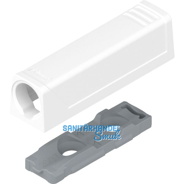 BLUM TIP-ON gerade Adapterplatte 956.1201, Kurzversion, seidenwei�