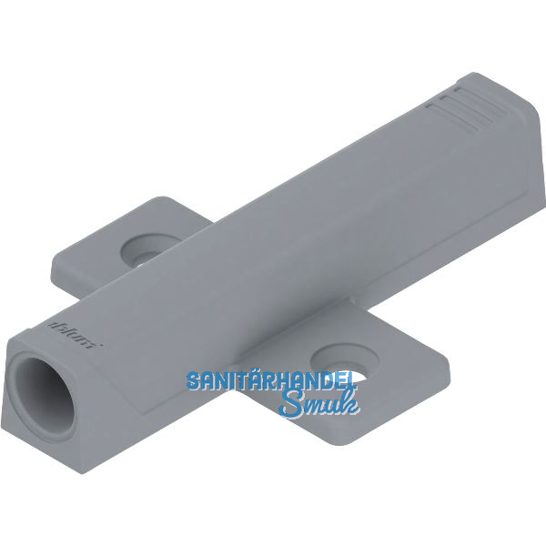 BLUM TIP-ON Kreuz-Adapterplatte 956A1501, Langversion, platingrau