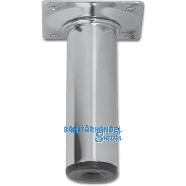ELEMENT SYSTEM M�belfu� Rundrohr � 30 mm, L�nge 400 mm, Stahl verchromt