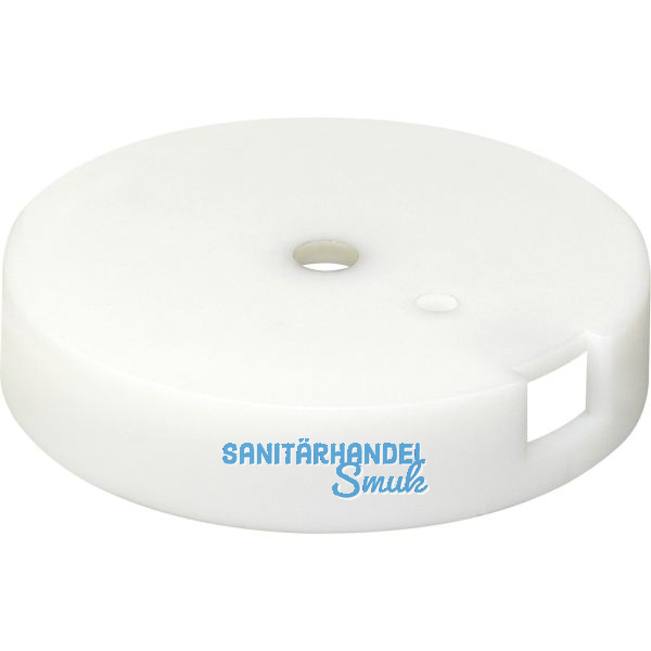 QuickClick Basisteil zum Anschrauben � 30 mm, H�he 7 mm, Kunststoff wei�