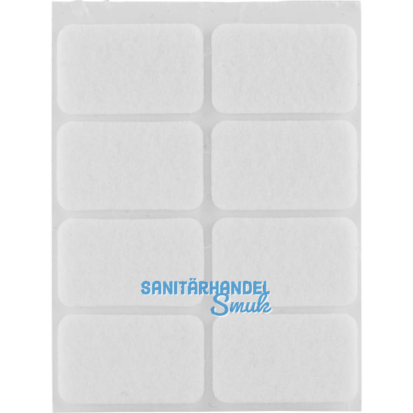Filzgleiter 36 x 22 x 3 mm selbstklebend wei�