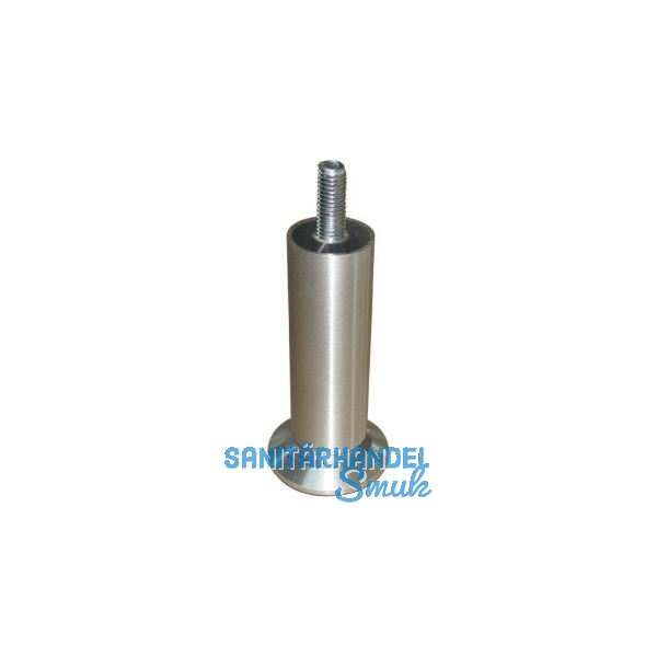 Dekorfu� Fu� � 30 mm, L�nge 140 mm,Aluminium matt geschliffen,klar matt lackiert