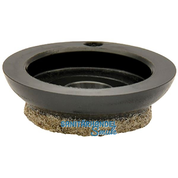 QuickClick Einsatz ULTRASOFT zum Aufdr�cken � 20 mm, Kunststoff schwarz