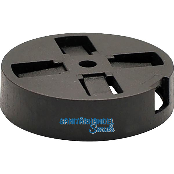 QuickClick Basisteil Duo zum Ausgleichen von Bodenunebenheiten, � 30 mm, schwarz