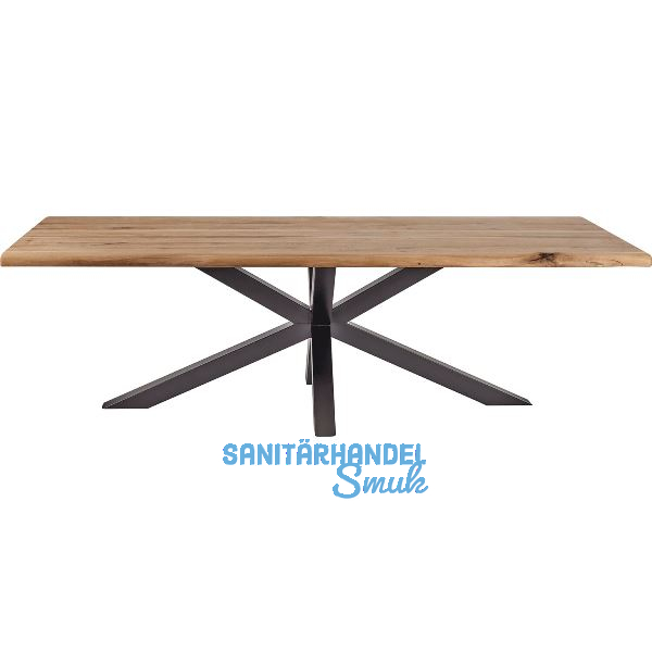 SIMAUSROM Stern-Tischgestell 1800 x 800 mm Schwarzstahl