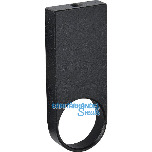 SIMAUSROM Schrankrohrlager Mittelst�ck rund 25 mm Aluminium schwarz