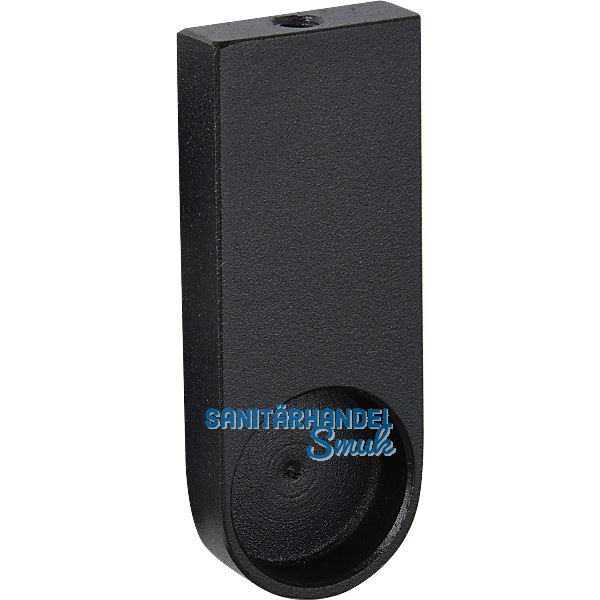 SIMAUSROM Schrankrohrlager Endst�ck rund 25 mm Aluminium schwarz
