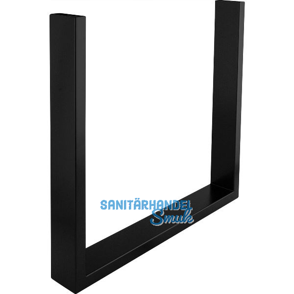 SIMAUSROM Bankkufe Regular Slim 412 mm Stahl schwarz lackiert