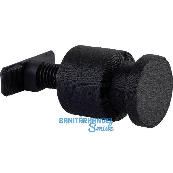 Mantelhaken Sillos zu Akustikpaneel, � 50 mm, Kunststoff schwarz