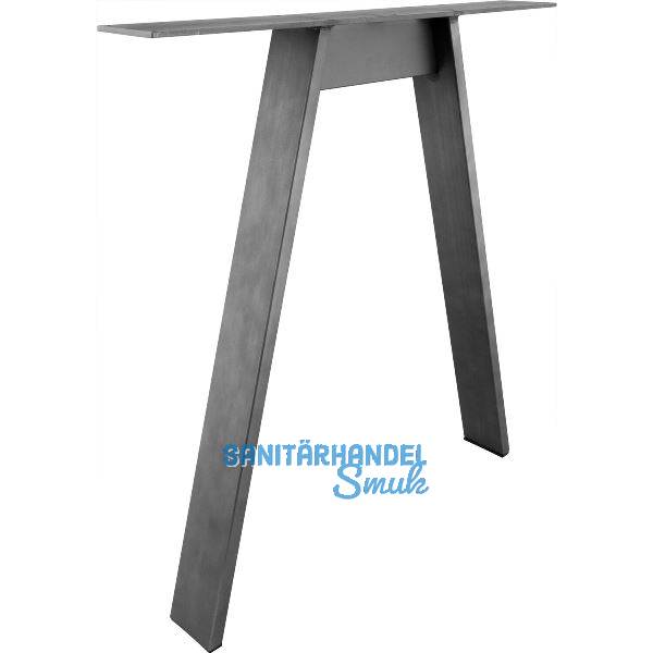 SIMAUSROM Tischkufe A-Form Schwarzstahl schutzlackiert