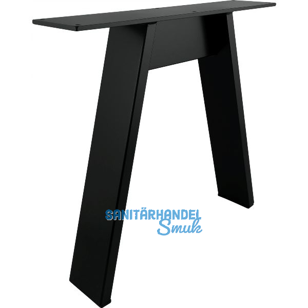 SIMAUSROM Bankkufe A-Form Breite 450 mm Stahl schwarz lackiert