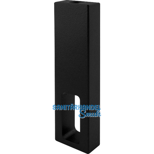 Nano Rohrtr�ger Mittelst�ck zu Schrankrohr, Messing schwarz