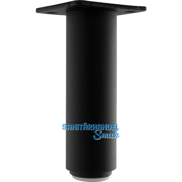 Dekorfu� Fu� � 30 mm, L�nge 160 mm, Aluminium schwarz