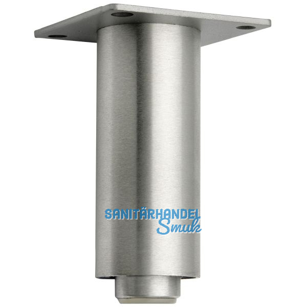 Dekorfu� Fu� � 30 mm, L�nge 120 mm, Aluminium geb�rstet