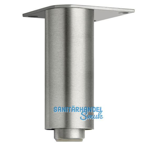 Dekorfu� Fu� verstellbar, � 40 mm, L�nge 160 mm, Aluminium geb�rstet