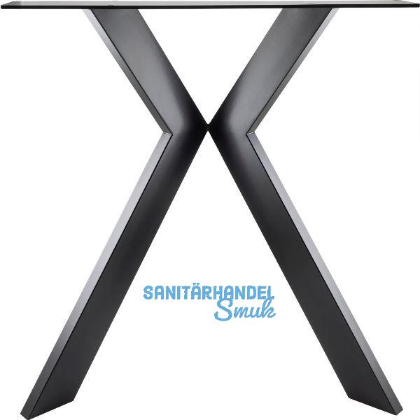 SIMAUSROM Tischkufe Xenja Stahl schwarz matt