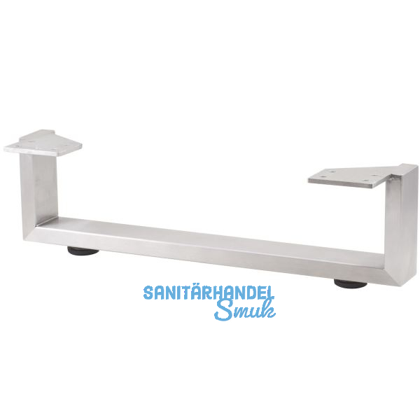 SIMAUSROM M�belkufe Regular 400 x 100 mm Edelstahl geb�rstet