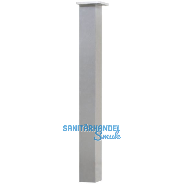 SIMAUSROM Tischfu� 70 x 70 x 420 mm Aluminium Edelstahl-Effekt