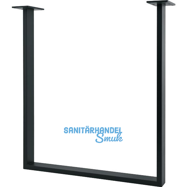 SIMAUSROM Tischkufe Regular Slim Stahl schwarz lackiert