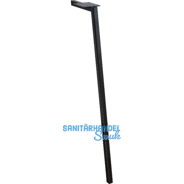 M�belfu� Square 20 x 20 x 710 mm, Stahl schwarz matt