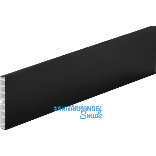 VOLPATO Sockelblende H: 120 mm L: 4000 mm Kunststoff schwarz matt