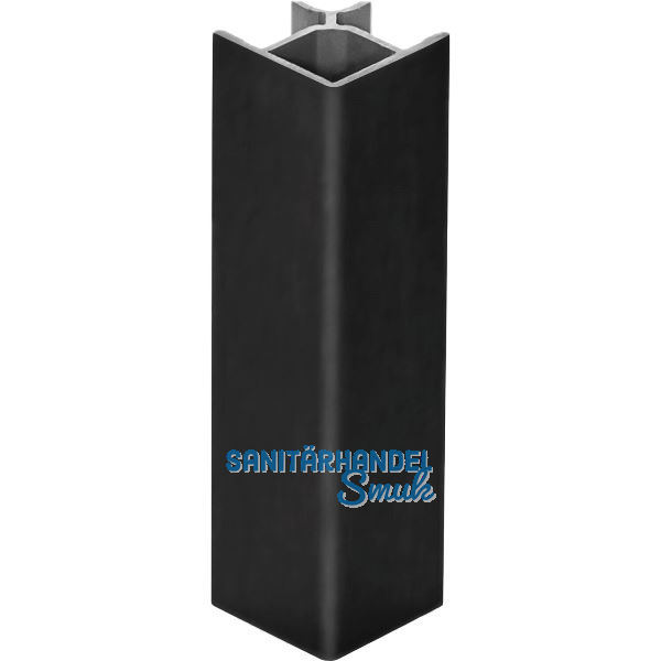 VOLPATO Sockelblenden-Au�enecke 90� 120 mm Kunststoff schwarz matt