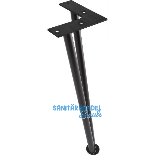 SIMAUSROM Haarnadelfu� 360 mm Schwarzstahl