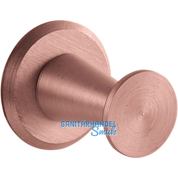 Mantelhaken Medellot Platte � 30, Tiefe 33, Aluminium kupferfarbig lackiert