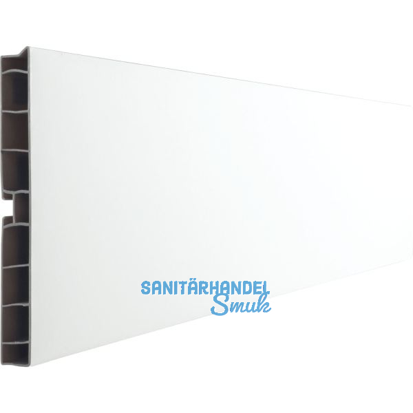 VOLPATO Sockelblende H: 120 mm L: 4000 mm Kunststoff wei� hochglanz
