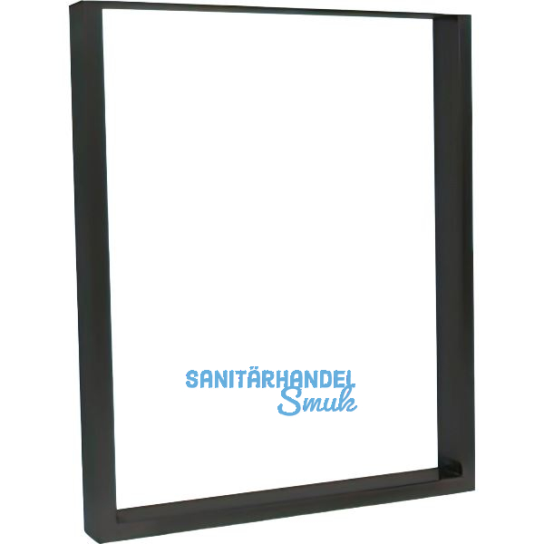 GRIMME Tischkufe Rechteck 580 x 710 mm, Stahl schwarz