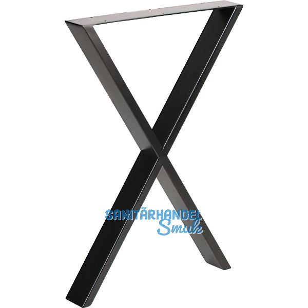 GRIMME Tischkufe X 780 x 710 mm, Stahl schwarz